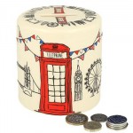 Money Box - Sketchy Ceramic Telephone Money Box 